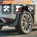 Mud Guard Mud Flaps Guards Splash All Weather Guard Mud for Honda Pilot 2023 2024 2025 Mudguards Mudflaps Guards Front & Rear Set of 4