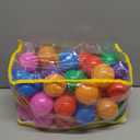 Hovenlay Ball Pit Balls Phthalate Free BPA Free Crush Proof Plastic - 7 Bright Colors in Reusable Play Toys for Kids with Storage Bag