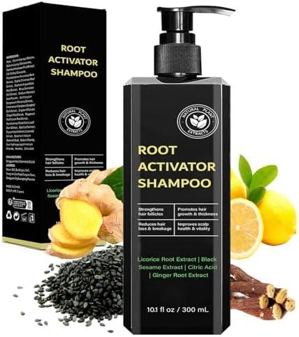 Root Activator Shampoo– Anti Hair Loss Treatment | Reduces Shedding, With Natural Regrowth Formula | Thickening & Nourishing For All Hair| Reduce Shedding,Smooths Hair, 1PCS
