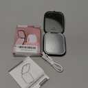 WOBSION Rechargeable 5X Magnifying Compact Travel Mirror with Light, Dimmable Portable Makeup Mirror for Purse & Pocket, Ideal for Gift, Black