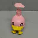 Cute Soap Dispenser for Kids Gift,Bathroom Kitchen Countertop Vanity Top Dispenser fit Body Lotion Shampoo Shower Hand Sanitizer Animal Pink B Duck Themed Soap Bottle with Pump Bath Accessories