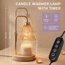 Mothers Day Gifts for Mom - Mother's Day Moms Gifts from Daughter Son Best Mom Ever 2026 - Happy Mothers Birthday Gift Ideas with Candle Warmer Lamp - Gift Basket Care Package for Women Mama Grandma