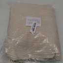 lifein Throw Blanket for Couch, Soft Boho Decor Bed Throw,Cozy Beige Knitted Chenille Small Farmhouse Lightweight Throw(Beige,50 * 60")