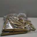 Wedding Arch Set of 3, Gold Metal Arch Backdrop Stand, Balloon Arch Stand Wedding Arch Frame for Ceremony Decoration (Gold, 6FT, 5FT, 4FT Backdrop)