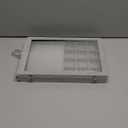 Jewellery Box Jewelry Box Organizer Jewelry Box with Clear Lid Ice Velvet Jewelry Storage Box Glass Jewelry Display Case Store Showcase Box Gifts for Girls Women Jewelry Organizer jewellery box