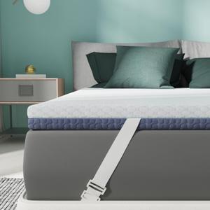 2 Inch Memory Foam Mattress Topper Twin XL Size, Soft Mattress Topper for Back Pain Relief, Orthopedic Bed Topper with 2-Sided Breathable Cover, Ergonomic 5-Zone Design, CertiPUR-US Certified