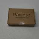 Ravinte 20 Pack Solid 3 Inch Center to Center Slim Square Bar Drawer Handles Kitchen Cabinet Handles Black Drawer Pulls Kitchen Cabinet Hardware Kitchen Handles Matte Black Cabinet Pulls