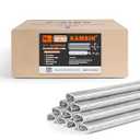 Kamsin Galvanized Steel Hog Rings 16 Gauge, 1/ 2" Inner Crown, 5/ 8" Outside Crown - 18, 000 PCS for Pneumatic Hog Ring Gun, Cage Building, Fencing, Upholstery, Fastening
