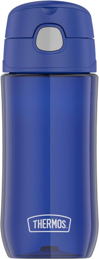 THERMOS FUNTAINER 16 Ounce Plastic Hydration Bottle with Spout, Blueberry