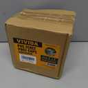 VIVIDA 4" x 4" Vinyl Fence Post Cap (Actual 4" x 4"), New England Pyramid Post Cap, PVC Square Top Cover, for Vinyl Fences, Mailboxes & Decks, White, 2 Pack