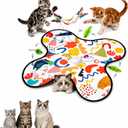Aktor Interactive Cat Toy for Indoor Cats - Rechargeable Automatic Hide & Seek with Fluttering Butterfly, Moving Feather Wands & Realistic Prey Sounds | Motion Activated Exercise Toy for Bored Cats
