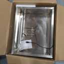 VEVOR 4-Pan Commercial Food Warmer, 24QT Electric Steam Table, 1200W Professional Countertop Stainless Steel Buffet Bain Marie with 86-185F Temp Control for Catering and Restaurants, Silver