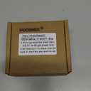 Square 60 Minute Mechanical Kitchen Timer - Visual Kitchen Cooking Timer Clock with Loud Alarm - No Batteries Required-Manual Countdown Timer for Classroom, Home, Study and Cooking (White)