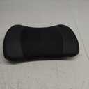 Memory Foam Lumbar Support Cushion Relieves Lower Back Pain Car Seat Office Chair and Wheelchair Back Pillow with Breathable 4D Mesh Black