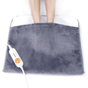 Gintao Electric Heated Foot Warmers for Men and Women,Foot Heating Pad Electric with Fast Heating Technology,Heating Pad Feet Warmer Auto Shut Off with 3 Temperature Setting,22×20 inches,Gray