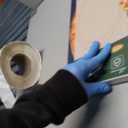 Pizza Pan - 14 Inch Nonstick Pizza Pan for Oven with Widen Handles for Cooking, Baking, and Grilling - Durable, Even Heating, Long-Lasting Kitchen Cookware (1, Black)