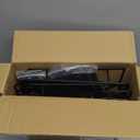 4 Tier Floor Standing Corner Shower Caddy Organizer Shelf with Hooks, Bathroom Shelves Stand Rack, Black