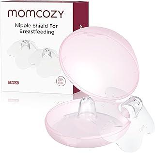Momcozy Nipple Shield, Floral Contact Nipple Shield for Breastfeeding Moms with Flat or Inverted Nipples