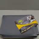 FLATO Waterproof Under Sink Mat 34" x 22" Shelf Liner for Kitchen and Bathroom, Cabinet Protector, Organizers and Storage, Flexible Silicone Drip Tray (Dark Gray)