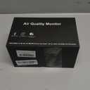 18 in 1 Air Quality Monitor Indoor, Portable CO2 Detector for CO2, Temperature (F), Humidity, VOC, PM2.5, PM1.0, PM10 & Time Display, Dual Chip & High Accuracy Air Quality Tester for Home (White)