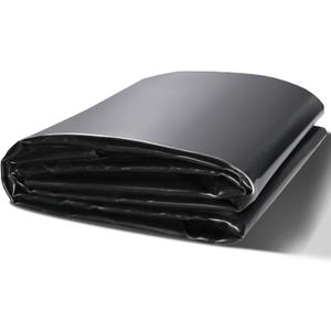 VEVOR 15 x 20 ft Pond Liner, 45 Mil Thickness, Pliable & Durable EPDM Material, Easy Cutting Underlayment for Fish or Koi,Waterfall, Fountains, Water Gardens, Black