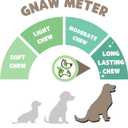 Nature Gnaws Large Bully Sticks for Dogs 11-12" (5 Count) - Thick Long Lasting for Aggressive Chewers and Large Dogs - Natural Beef Dog Chew Bones (EXP 12/01/25)