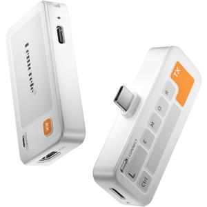 Lemorele Wireless USB-C Transmitter and HDMI Receiver Kit, Plug and Play, 5G 1080P@60Hz, 50M/164FT Low Latency Extender for USB-C Devices with DP Alt Mode to Monitor, Projector, TV