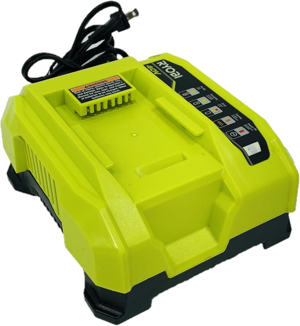 Rapid Charger Compatible with Ryobi 40V Lithium Battery