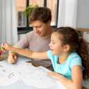 Cinrobiye 24 Set Fathers Day Coloring Craft Kits  Color Your Own Fathers Day Wheel  Bulk Happy Fathers Day Art & Craft Kits for Best Dad Party Favors, School & Kindergarten Activities