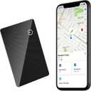 Wallet Tracker Card Jocular Wallet Finder Work with Apple Find My (iOS 14.5 Above Only) GPS Smart Card Tracker 2mm Thickness, IP68 Waterproof, 5-Year Battery Life for Wallet,Bag,Purse, Passport,etc (Black)