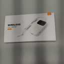 SoundSync Pro Bluetooth Transmitter & Receiver for Airplane, Easy Setup Bluetooth Audio Transceiver for 2 BT Devices, Volume Control, RCA for TV (White)