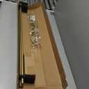 Double Curtain Rods 36 to 72 Inches with Solid Aluminum Alloy Brackets, 1 Inch Adjustable Drapery Rod, Heavy Duty Dual Curtains Rod for Window, Sliding Door, Bedroom Decoration, Warm Gold