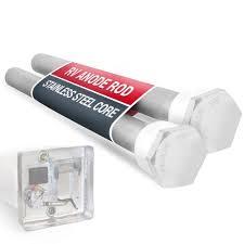 Oneness 369 Maximum Durability RV Water Heater Anode Rod - 4.5" x 1/2"NPT Anode Rod for RV Water Heater, 2 Pack, Rust-Resistant Hex Head