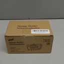 TAILI Sponge Holder with Strong Suction Cup, Dish Sponge Caddy Inside Sink Removable, Rustproof Aluminum for Sponges, Brushes, Stoppers and Scrapers - Black (6.1" x 3.5")