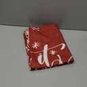 Lanpn Christmas Queen Pillowcase 20x30 Set of 2, Red Merry Christmas Decorative Lumbar Pillow Cases 20 x 30 Long Rectangle Accent Queen Shams Throw Bed Pillow Covers Xmas Cushion Cover 2 Pack