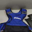 ZELUS Weighted Vest for Men and Women | 4-10lb/11-20lb/20-32lb Vest with 6 Ironsand Weights for Home Workouts | Adjustable Body Weight Vest Exercise Set for Cardio and Strength Training (Blue)