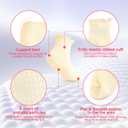 Henland-Jump 6 Pairs Toddler Ruffle Socks for Girls - Baby Grip Socks with Non-Slip, Cute Grippy Frilly Design (3-5T, Multicolor)