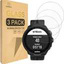 Mr.Shield Screen Protector compatible with SUUNTO Run [Tempered Glass] [3-PACK] [Japan Glass with 9H Hardness]