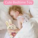 HAPTIME Baby Bunny Toys for 0-12 Months - Baby Easter Basket Stuffers & Gift - Infant Musical Plush Stuffed Animal - Newborn Tummy Time Toy for 0 1 3 6 9 12 18 Months Girls