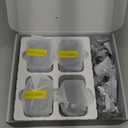 Rraycom 4Pack 5G/2.4G Security Cameras Wireless Outdoor,2K Battery Powered AI Motion Detection Siren Alarm WiFi Home Indoor Camera, Color Night Vision, 2-Way Talk, Waterproof, Works w/Alexa, Cloud/SD (Black)