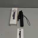 Selfie Stick Travel Tripod for Cell Phone with Remote Control and Phone Holder, Extendable Selfie Stick for iPhone, iPhone Tripod for Video Recording, 50 Inch, Black