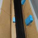 10 Pack Metal Fence Posts, 4ft Heavy Duty U-Post, Black Garden Stakes, No-Dig Post Anchors for Wire Fences, Temporary Fencing, Electric Fence, and Corner Support