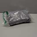 FADOTY No Hook Shower Curtain and Snap in Liner Set Grey Tufted Chevron Striped Cloth Waterproof Washable Fabric Boho Gray Bath Curtain with See Through Mesh Top Window for Bathroom Hotel 71" x 74"