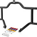 1997-2008 Engine Guard Crash Bar Compatible with Harley-Davidson Touring FLHTC FLHTCU FLHR FLTR FLHT FLHP Street Glide Road Glide Road King Electra Ultra Limited, Black