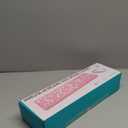 Wireless Keyboard and Mouse Combo, Retro Typewriter Keyboard with Round Keycaps, 2.4GHz USB Cute Wireless Keyboard Mouse for Computer, Desktop, Laptop and Computer (Black-Colorful)