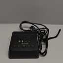 JACKYLED Alarm Clock with 4 USB Chargers Power Strip 3 Outlets 1700J Surge Protector Nightstand Dimmable Digital Clock with Dual Alarm and Snooze Function for Bedroom, Full Screen LED Display (Black)