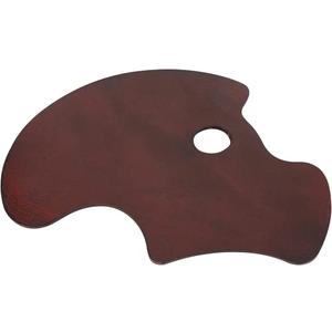 Ergonomic Wooden Palette for Oil Painting 15 * 11 inch - Artist Mixing Painting Palette for Acrylic Watercolor Painting Art Walnut Palette with Reduced Weight