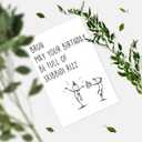 Funny Gen Z Slang Birthday Card for Him Her, Hilarious 13th 14th 15th 16th 17th 18th Birthday Gift for Son Daughter Niece Nephew, Teenagers Bday Decorations & Gifts