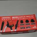 Automatic Fuel Transfer Pump with Auto-Stop Sensor(3.2 GPM), Battery Operated Gas Can Pump with 3 Can Adapters, Extra Long Hose, Portable Fuel Pump for Oil, Diesel, Gasoline (Batteries Not Included)