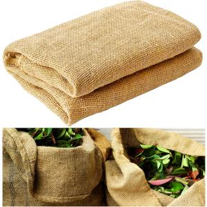 40" X 20 Feet Burlap Fabric,High Density Jute Fiber Burlap Roll for Garden Tree Wrap,Multipurpose Erosion Control Blanket for Home,Outdoor Gardening,Weed Barrier and Party Decor